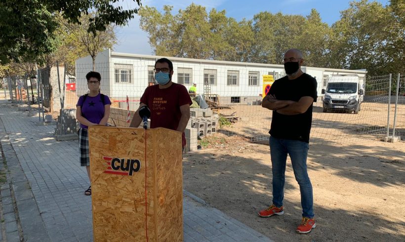 NOTÍCIA | La CUP de Vilafranca denuncia que el nou institut de Vilafranca comenci el curs a l’escola Pau Boada