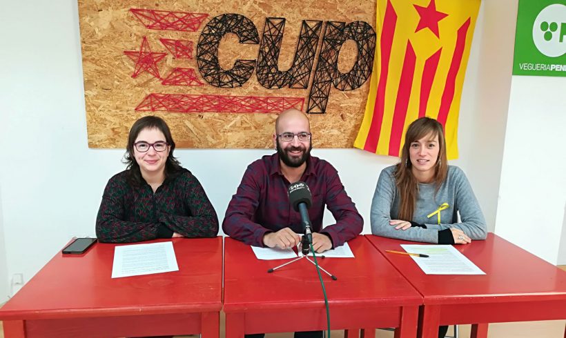 NOTÍCIA | La CUP de Vilafranca insta al PDeCAT a trencar el pacte de govern amb el PSC arran del 155