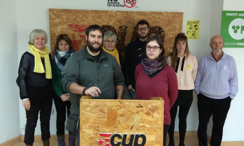 NOTÍCIA | La CUP posa en valor l’assemblearisme per a validar el relleu en la regidoria