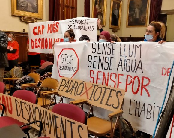 NOTÍCIA | La CUP de Vilafranca del Penedès presenta una moció al pròxim Ple en nom del Sindicat de Llogateres per tal que es creï un protocol en cas de desnonament