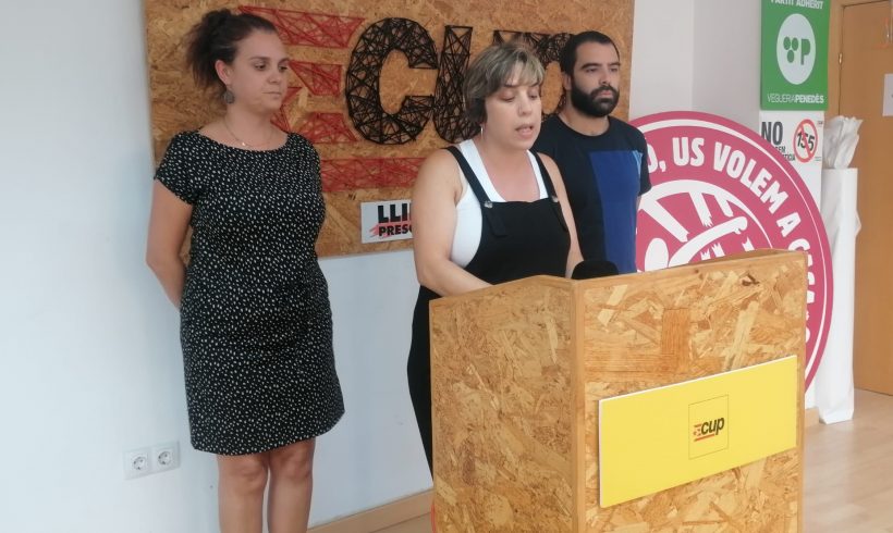 NOTÍCIA | La CUP de Vilafranca denuncia la inacció de l’equip de govern davant la davallada de places ofertades a l’escola pública